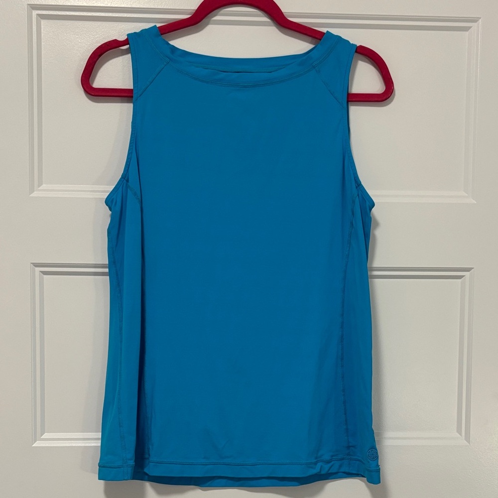 ✨SOLD✨ Lilly Pulitzer Renay Top Lilly Pulitzer Top Luxletic Aqua Blue